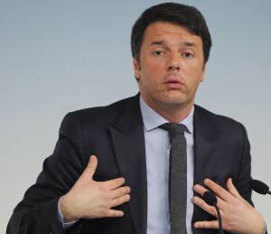 Il presidente del Consiglio Matteo Renzi