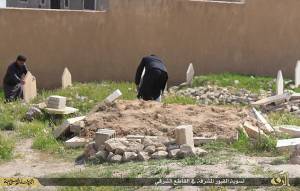 Isis profana i cimiteri