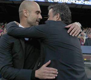 Guardiola e Luis Enrique