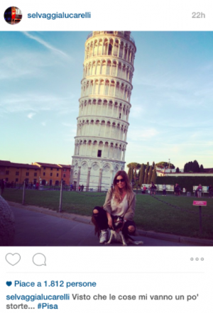 Lucarelli scherza a Pisa: "Le cose mi vanno storte"