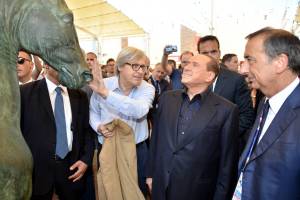 Expo, Berlusconi visita la mostra "I Tesori d'Italia"