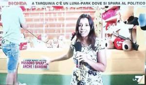 Paura in diretta su La7. Inviata di Onda aggredita al Luna Park di Tarquinia