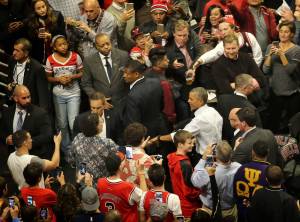 E Obama va alla partita dei Bulls