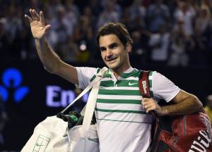 Il colpo di Federer fa alzare un tifoso in carrozzina