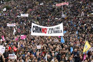 Family Day contro le unioni civili "Respingere il ddl Cirinnà"