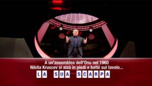 Gaffe a "Caduta Libera": "Più geloso a teatro? Attila"