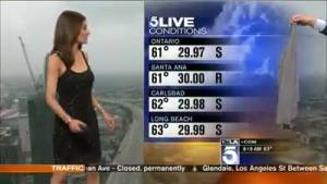 Troppo sexy per meteo? La "rivestono" in diretta