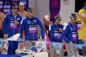 Europei nuoto, la staffetta italiana non va oltre il quinto posto