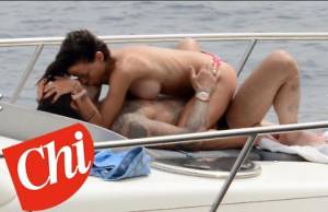 Fabrizio Corona e Silvia Provvedi, effusioni hot sulla barca