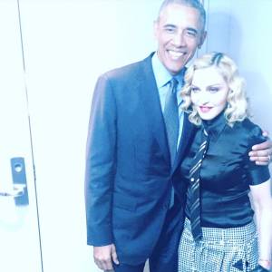 Le foto da fan di Madonna con Barack Obama