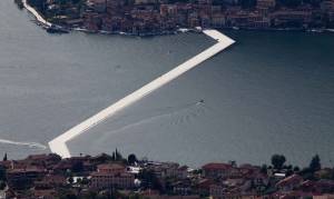 "The floating piers", la passerella di Christo