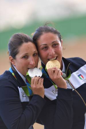 Rio 2016, oro e argento dal tiro al volo. Bronzo nel canottaggio