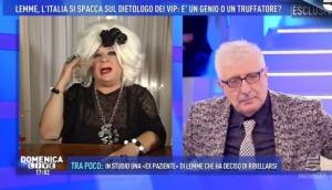 Domenica Live, Platinette e la lite con Lemme