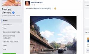 Simona Ventura, i fan la supportano su Facebook