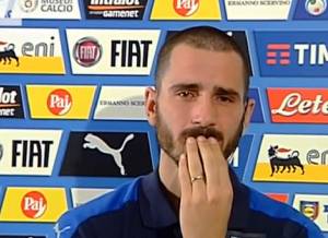 Bonucci, lacrime per il figlio. "Matteo ha fatto un miracolo"