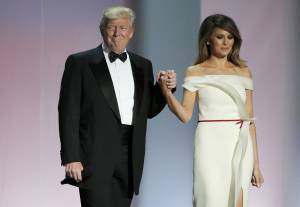 Melania e Donald Trump, coppia presidenziale