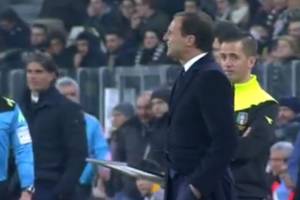 Allegri-Bonucci, lite in campo "Devi stare zitto, testa di c...."