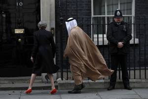 Il principe di Abu Dhabi a Downing Street