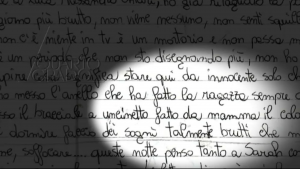 Le firme e la grafia di Michele, Cosima e Sabrina