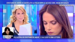 Domenica Live, la lettera della madre di Alice conferma la versione di Francesca De André