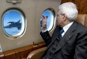 Mattarella festeggia l'Aeronautica