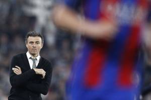 Luis Enrique e il "vaffa" ad Allegri al Camp Nou