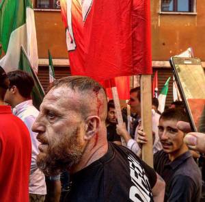 Ius soli, scontri tra forze dell'ordine e CasaPound