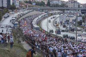 Istanbul, la marcia per la giustizia in Turchia