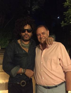 Clemente Mastella "con un amico americano": Lenny Kravitz