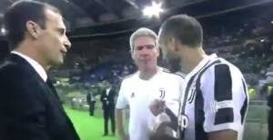 Supercoppa, duro scontro Allegri-Chiellini