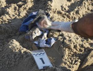 Rimini, la spiaggia dell'aggressione