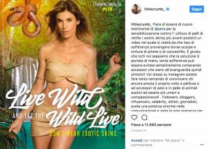 Elisabetta Canalis sexy per Peta