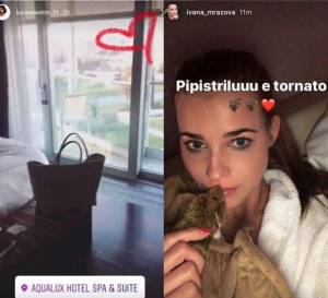 Gf Vip, Luca Onestini e Ivana Mrazova beccati insieme alla spa