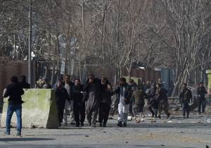 I feriti nell'attentato di Kabul