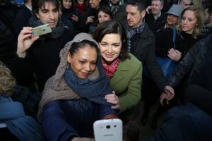 La Boldrini al corteo antirazzista di Milano