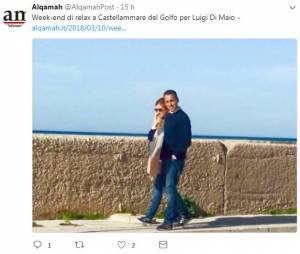 Sicilia, la vacanza di Di Maio in compagnia di Giovanna Melodia