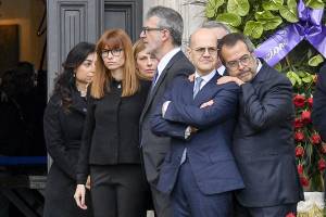 I funerali di Fabrizio Frizzi