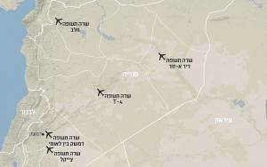 Israele ha pubblicato la mappa dei prossimi obiettivi in Siria