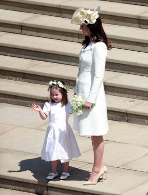 Royal wedding: Kate Middleton in bianco