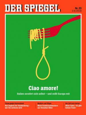 Altro insulto all'Italia da Spiegel Uno spaghetto come un cappio