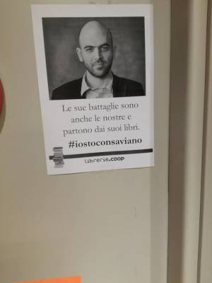 Le coop sostengono Saviano: "Le nostre battaglie? Con lui"