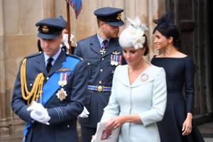 Meghan Markle e Kate Middleton al centenario del Raf
