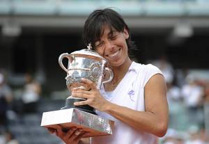 Schiavone in campo: un "match-ball" per i piccoli tennisti