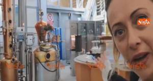 Appello della Meloni dalla distilleria: "Juncker, ti offro una grappa se..."