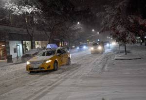 È arrivata la prima neve a New York