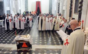 Nella chiesa sconsacrata di Ventimiglia i Templari festeggiano 900 anni dell'Ordine