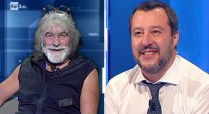 Salvini e la battuta su Mauro Corona: "Nel suo paese la Lega al 55%, ora festeggio con del vino dall'amica Berlinguer"