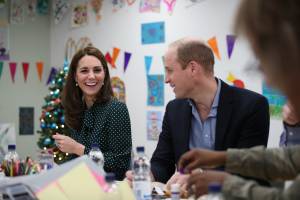 Kate Middleton e il Principe William con i bimbi in ospedale: foto