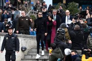 Cristiano Ronaldo e Georgina Rodriguez a Madrid: ecco gli scatti della coppia