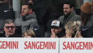 Inter-Sampdoria vista da Icardi e Wanda Nara: sorridenti e felici a bordo campo